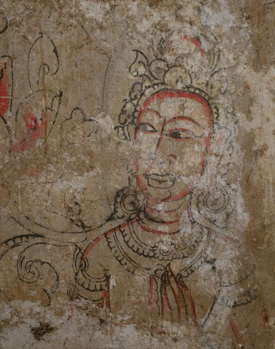 Head of Chinese Influence, Wat Ratchaburana, Ayutthaya, Thailand by Unknown